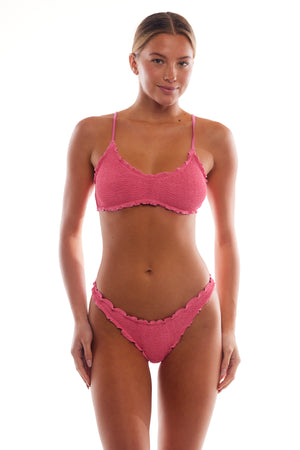 CYPRUS SCALLOPED BRALETTE BIKINI TOP
