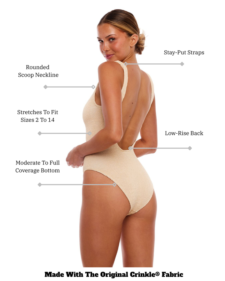 MARBELLA LOWBACK ONE PIECE SWIMSUIT