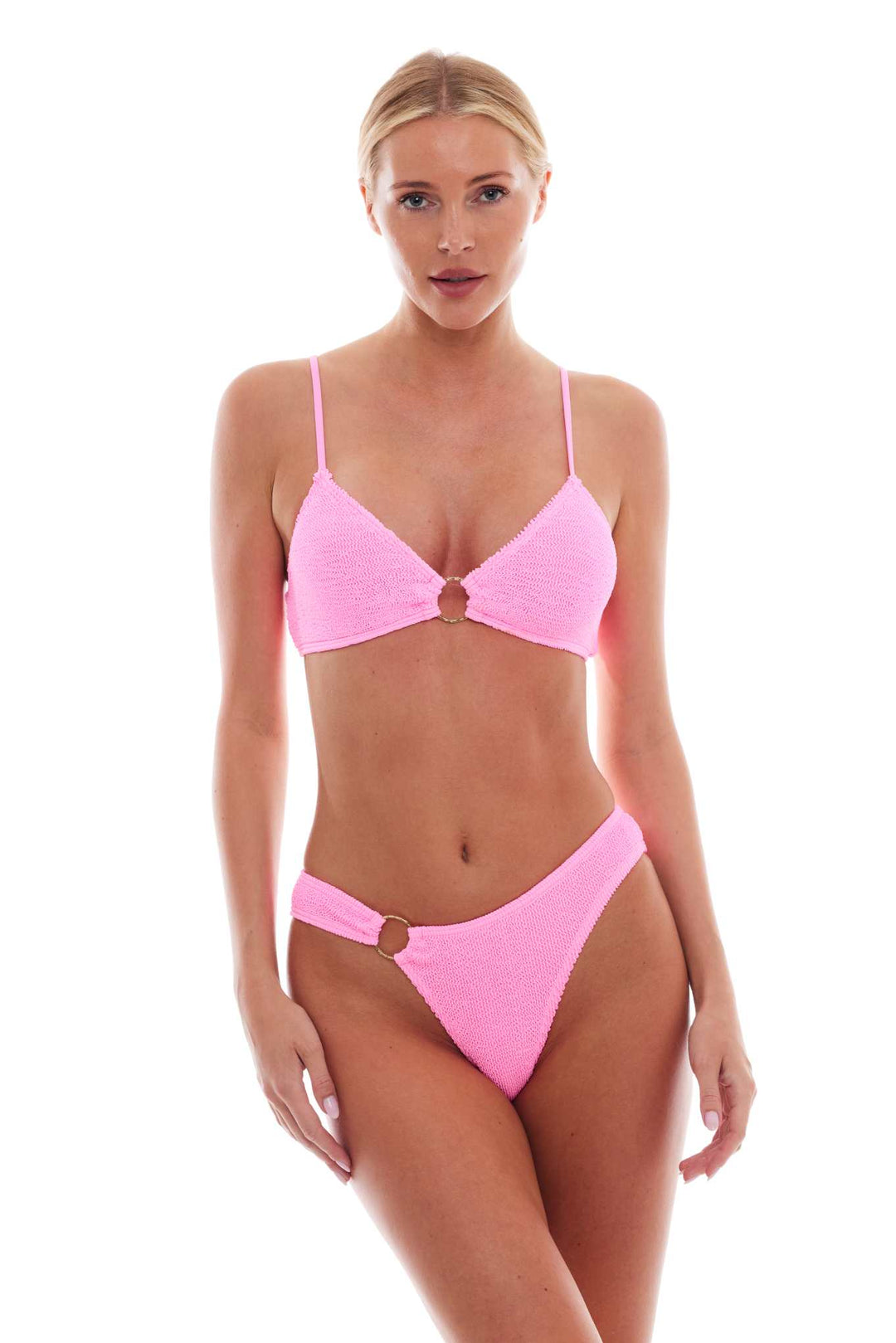 BLUEWATERS BRALETTE GOLD RING BIKINI TOP