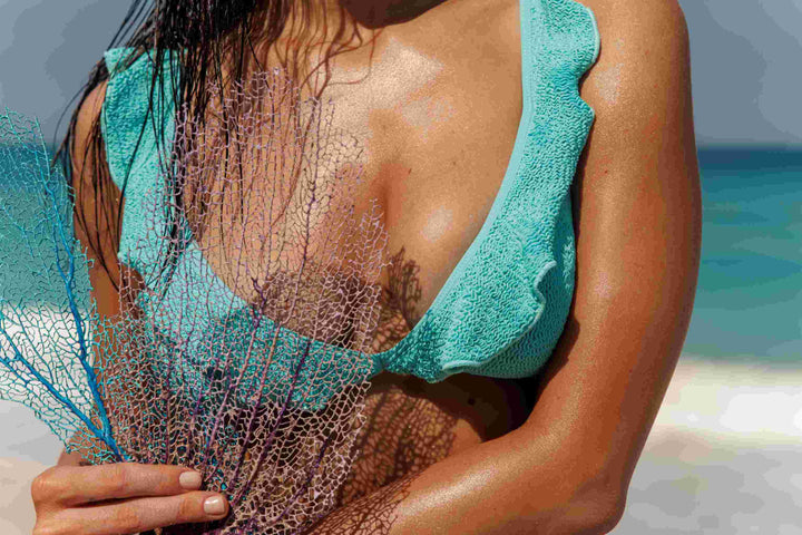 COZUMEL RUFFLES BIKINI TOP