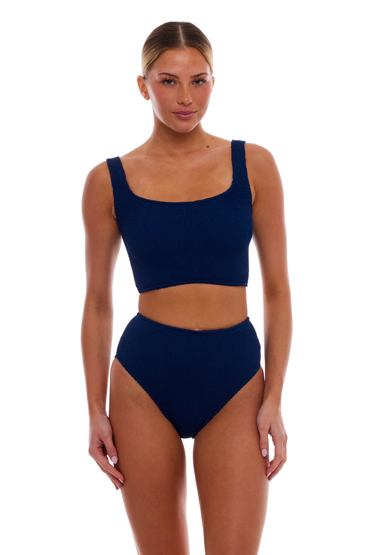 VENICE HIGH-WAISTED FULL COVERAGE BIKINI BOTTOM