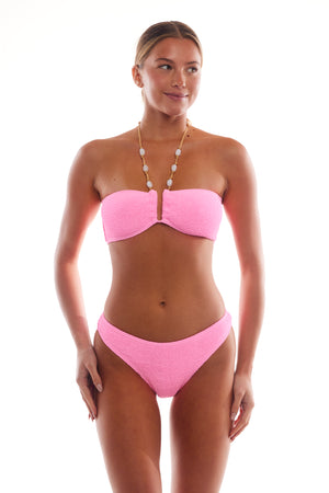 TOKYO HALTER STONE BANDEAU BIKINI TOP