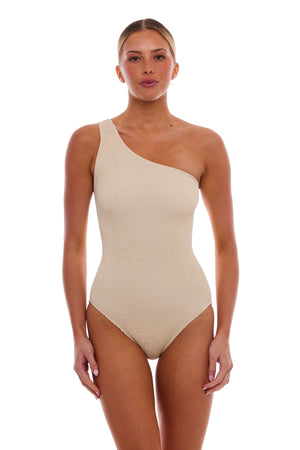 AMALFI ONE SHOULDER ONE PIECE SWIMSUIT