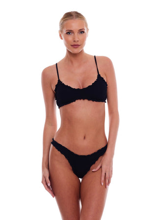 CYPRUS SCALLOPED BRALETTE BIKINI TOP