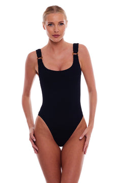 MILAN TORTOISE RINGS ONE PIECE SWIMSUIT