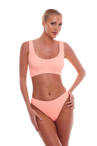 Cancun Classic Seamless Full One Size Bikini BOTTOM (PEACH)