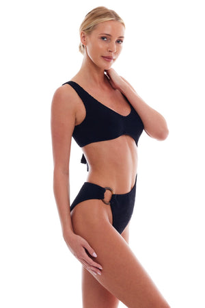 PORTOFINO CUTOUT TORTOISE RING ONE PIECE SWIMSUIT