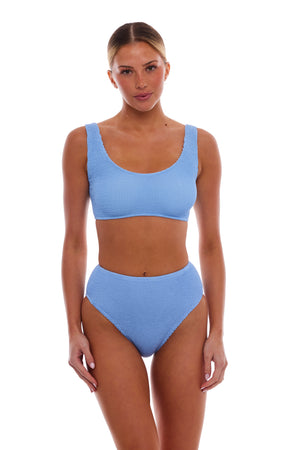 VENICE HIGH-WAISTED FULL COVERAGE BIKINI BOTTOM