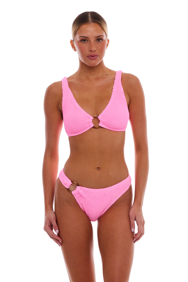 VIENNA TORTOISE RING FULL COVERAGE BIKINI BOTTOM
