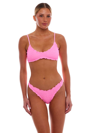 CYPRUS SCALLOPED CHEEKY BIKINI BOTTOM