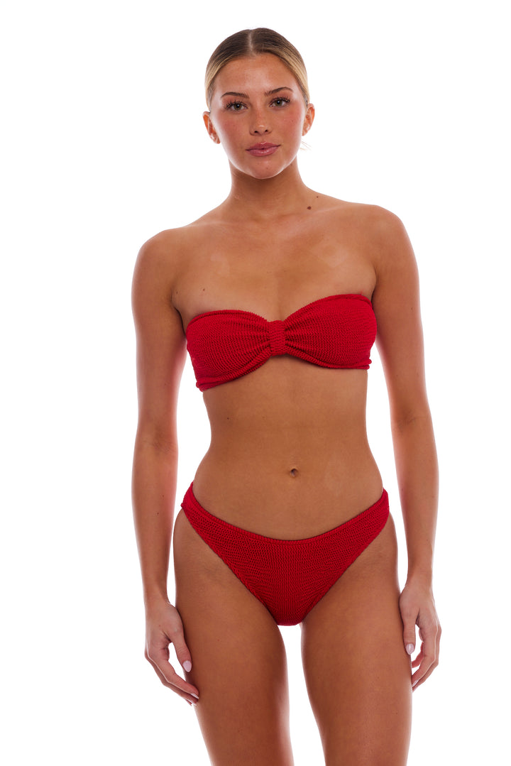 Palma Bandeau Bow Classic One Size Bikini TOP ONLY