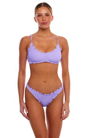 CYPRUS SCALLOPED CHEEKY BIKINI BOTTOM
