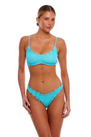 CYPRUS SCALLOPED CHEEKY BIKINI BOTTOM