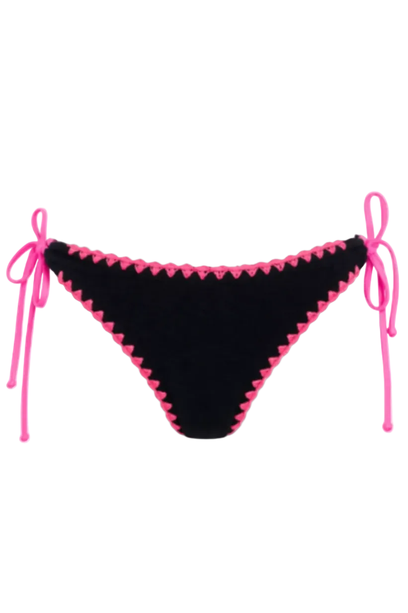 CROCHET JAMAICA TIE SIDE BIKINI BOTTOM