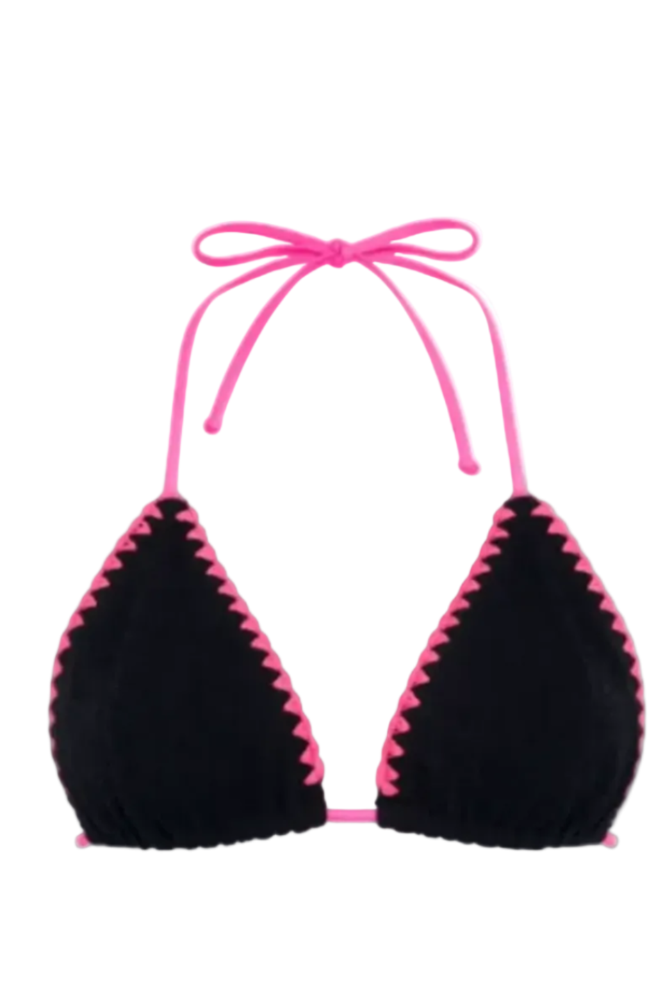 CROCHET JAMAICA TRIANGLE STRINGS BIKINI TOP