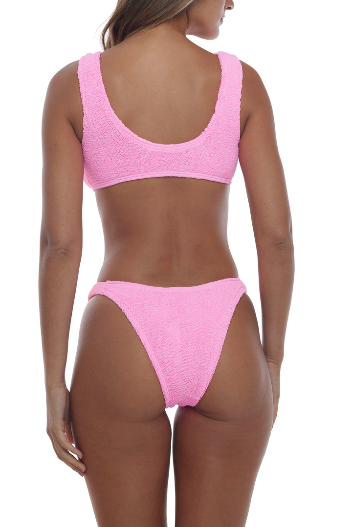 VIENNA TORTOISE SCOOP NECK BIKINI TOP