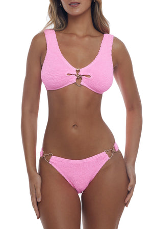 LONDON MULTI HEART BIKINI BOTTOM