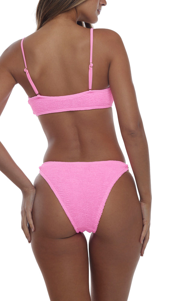 DUBAI MULTI GOLD RING MODERATE COVERAGE BIKINI BOTTOM