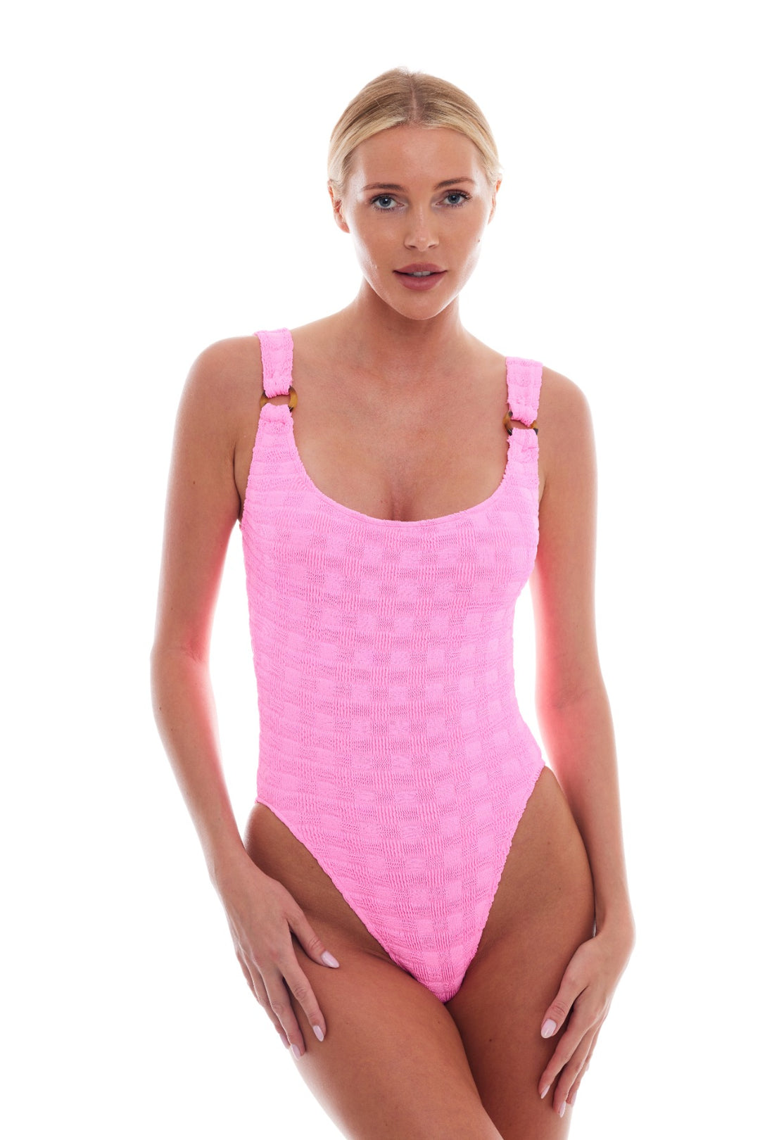 MILAN TORTOISE RINGS ONE PIECE SWIMSUIT