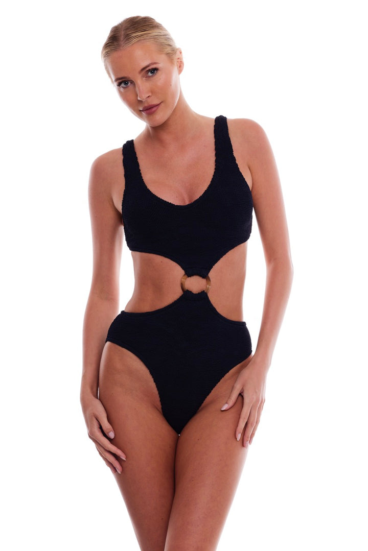 NAPLES TORTOISE RING ONE PIECE SWIMSUIT