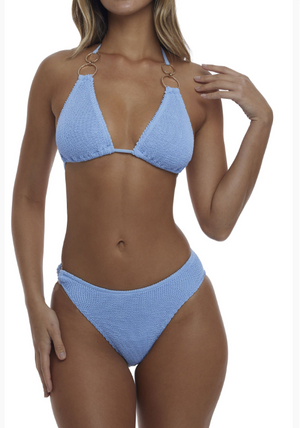 OSAKA TRIANGLE GOLD RINGS BIKINI TOP