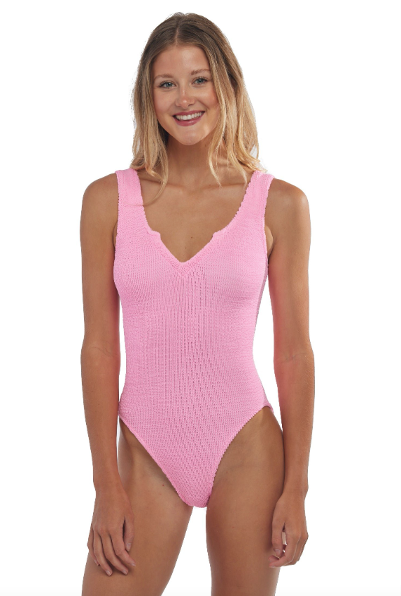 ST BARTS V-CUT ONE PIECE SWIMSUIT