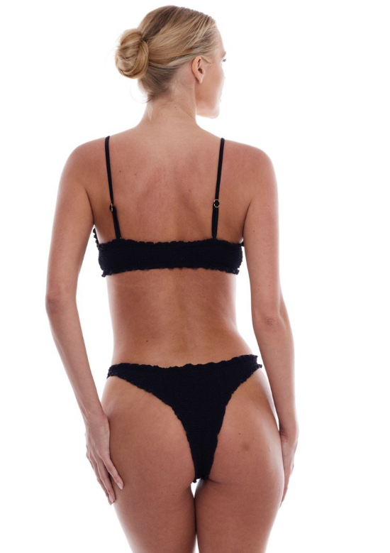 CYPRUS SCALLOPED CHEEKY BIKINI BOTTOM