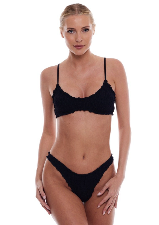 CYPRUS SCALLOPED CHEEKY BIKINI BOTTOM