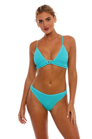 DOMINICA CHAIN TRIANGLE BIKINI TOP