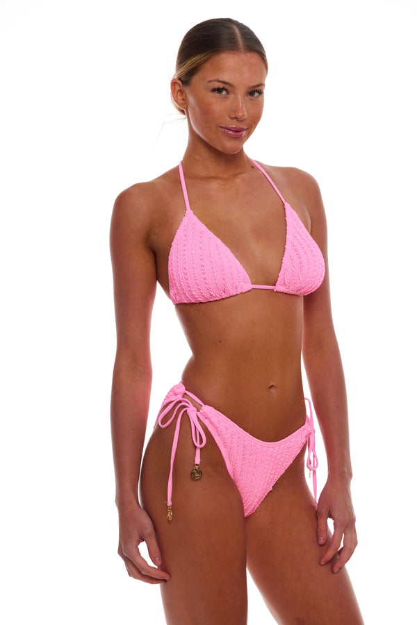 JAMAICA CLASSIC TIE SIDE STRINGS BIKINI BOTTOM