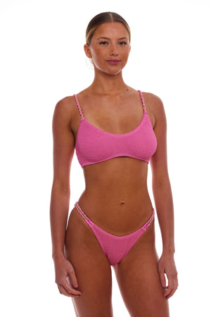 BONDI GOLD CHAIN BRALETTE BIKINI TOP