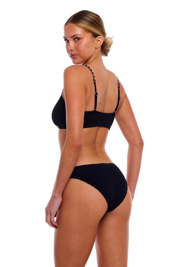 BONDI GOLD CHAIN BRALETTE BIKINI TOP
