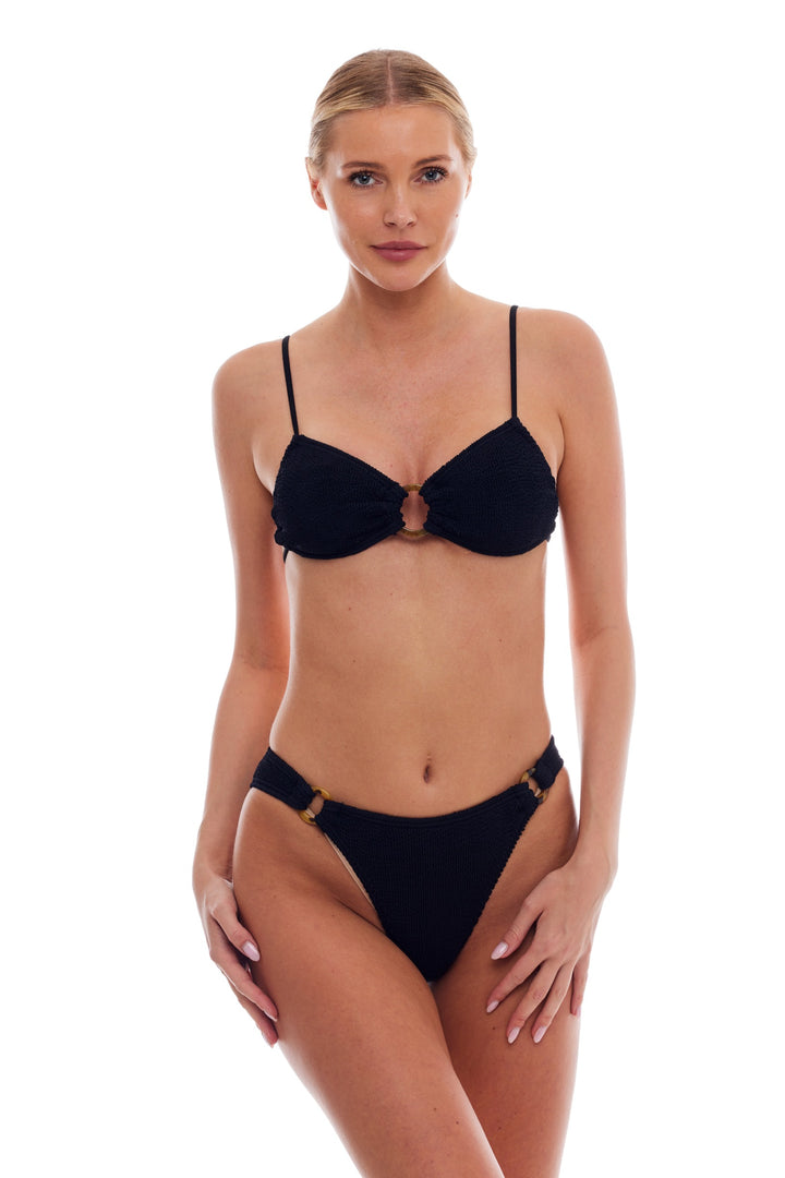 VERONA TORTOISE RING ADJUSTABLE BIKINI TOP