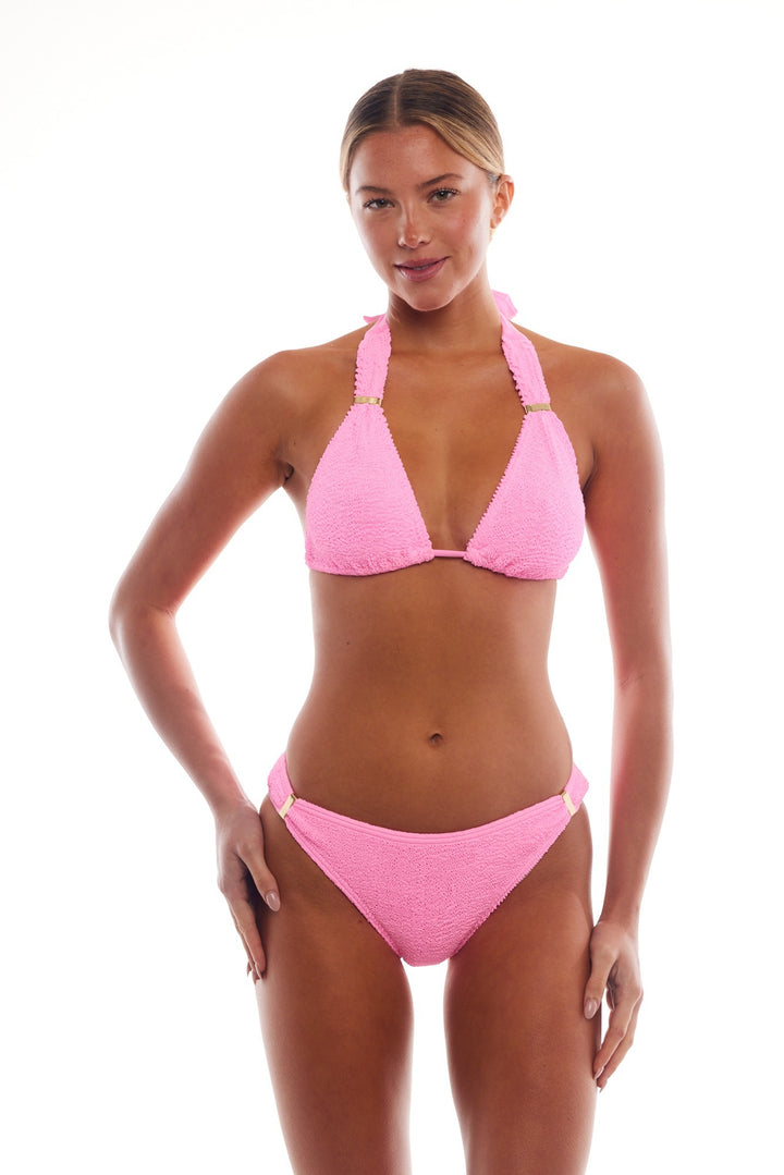 PARIS GOLD SLIDERS FULL COVERAGE BIKINI BOTTOM