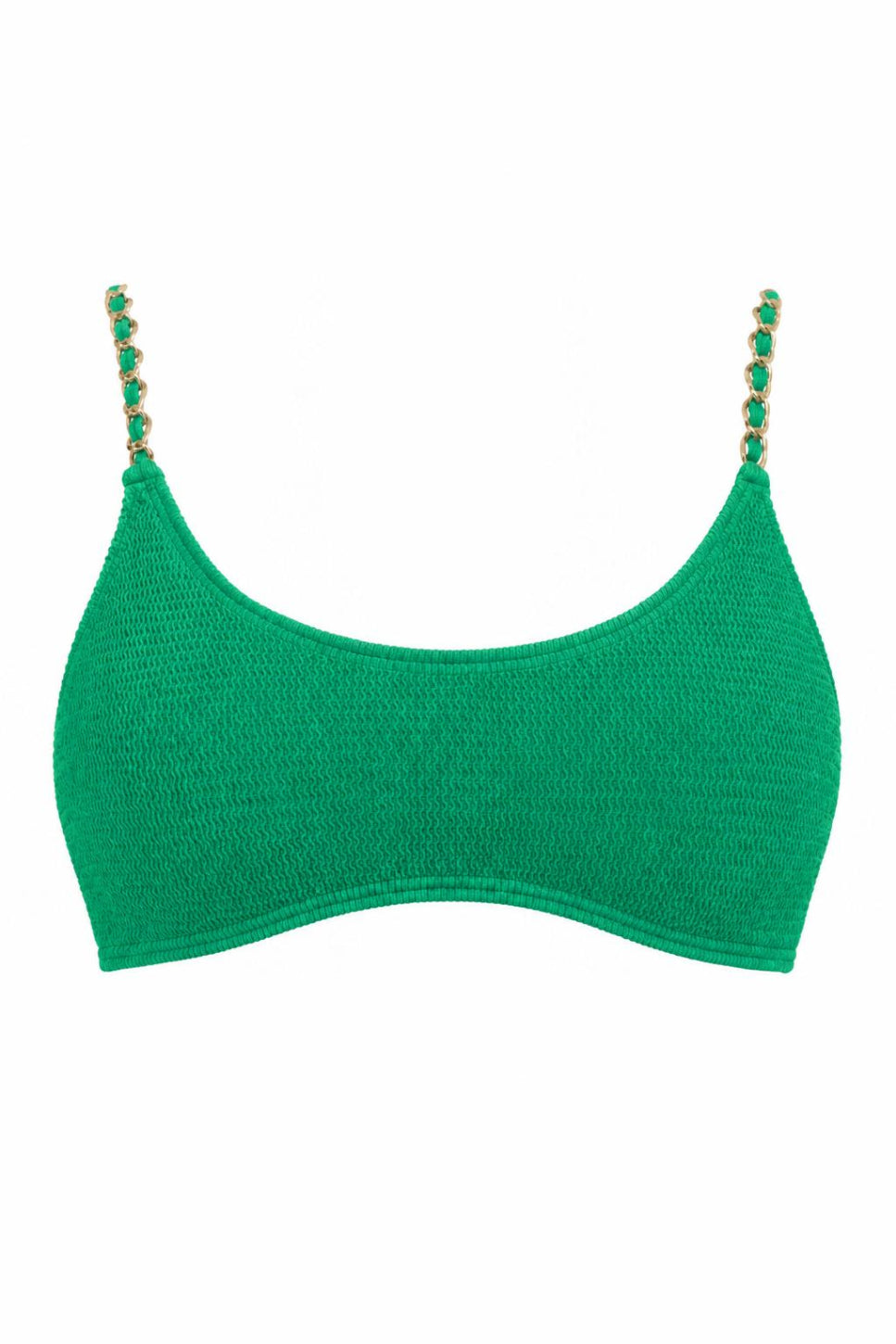 BONDI GOLD CHAIN BRALETTE BIKINI TOP