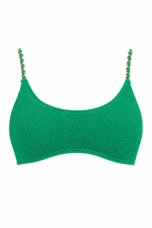 BONDI GOLD CHAIN BRALETTE BIKINI TOP