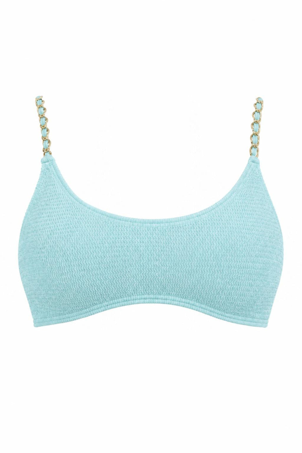 BONDI GOLD CHAIN BRALETTE BIKINI TOP