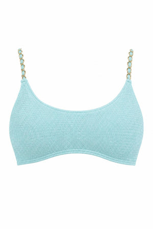 BONDI GOLD CHAIN BRALETTE BIKINI TOP