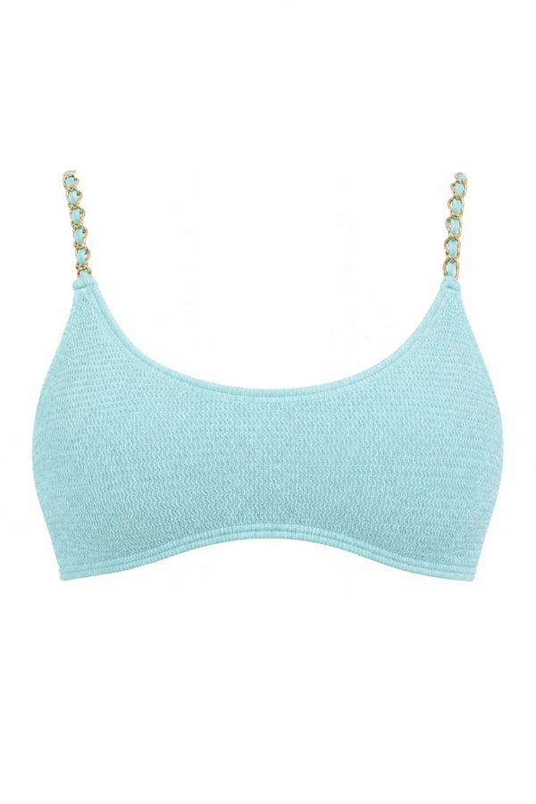 BONDI GOLD CHAIN BRALETTE BIKINI TOP
