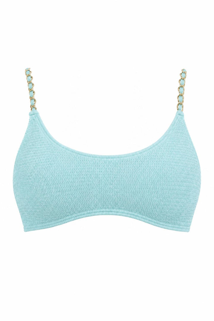 BONDI GOLD CHAIN BRALETTE BIKINI TOP