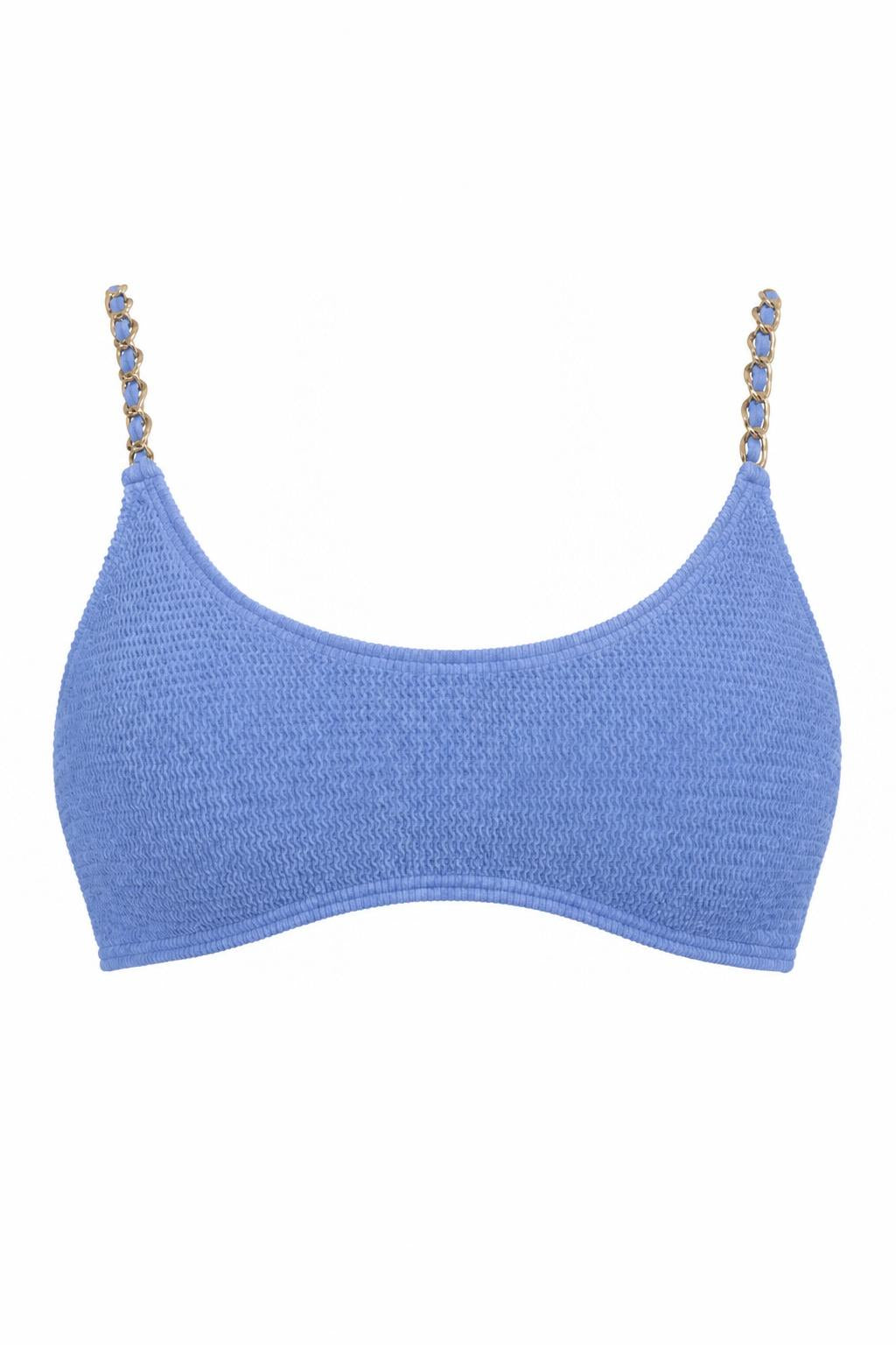 BONDI GOLD CHAIN BRALETTE BIKINI TOP
