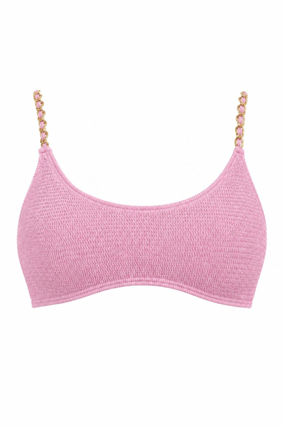 BONDI GOLD CHAIN BRALETTE BIKINI TOP