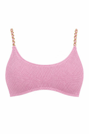 BONDI GOLD CHAIN BRALETTE BIKINI TOP
