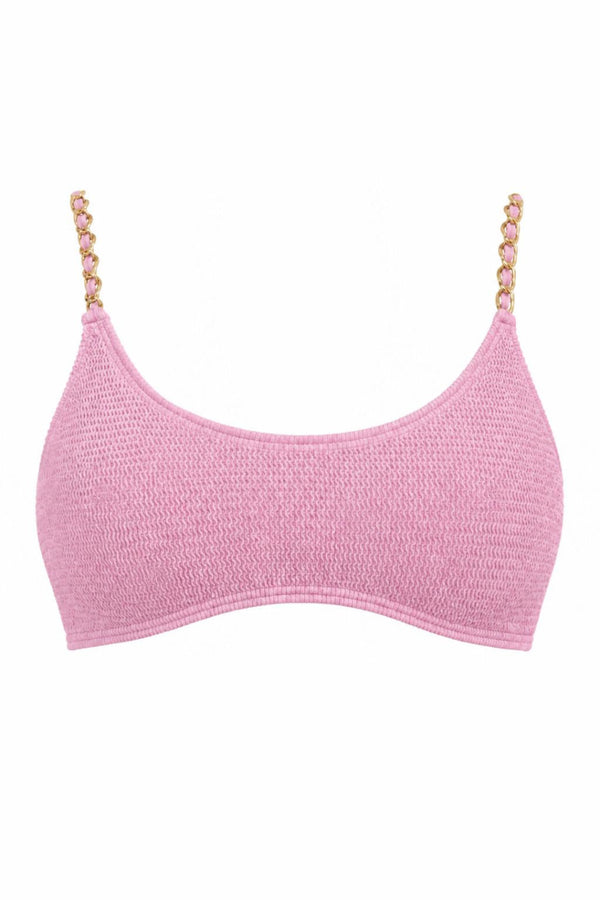 BONDI GOLD CHAIN BRALETTE BIKINI TOP