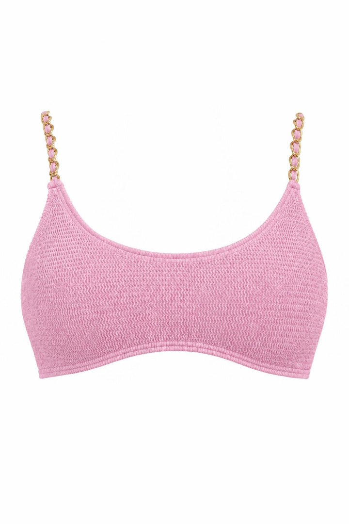 BONDI GOLD CHAIN BRALETTE BIKINI TOP