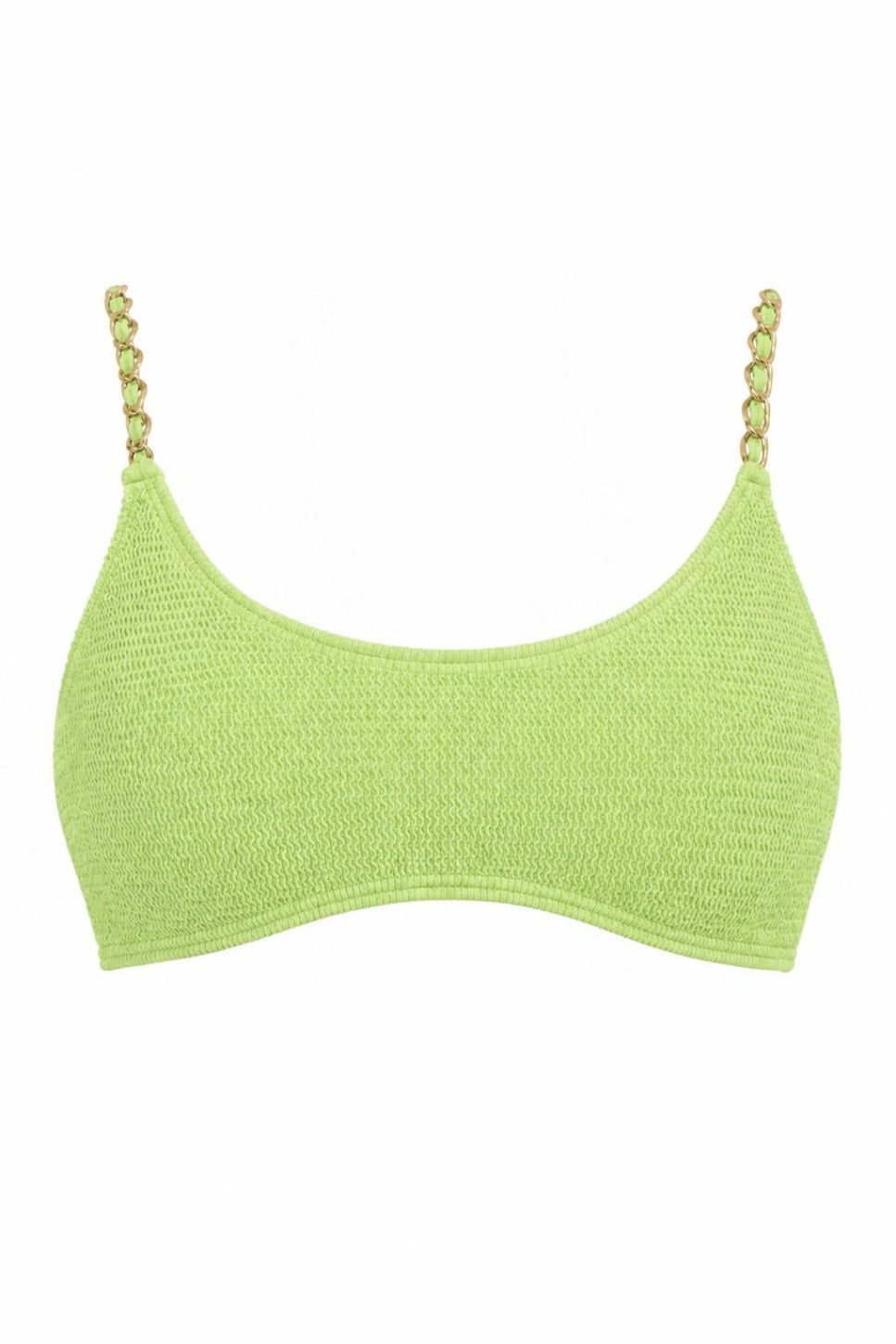 BONDI GOLD CHAIN BRALETTE BIKINI TOP