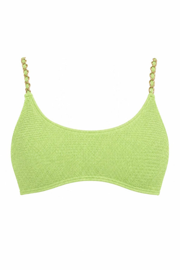 BONDI GOLD CHAIN BRALETTE BIKINI TOP
