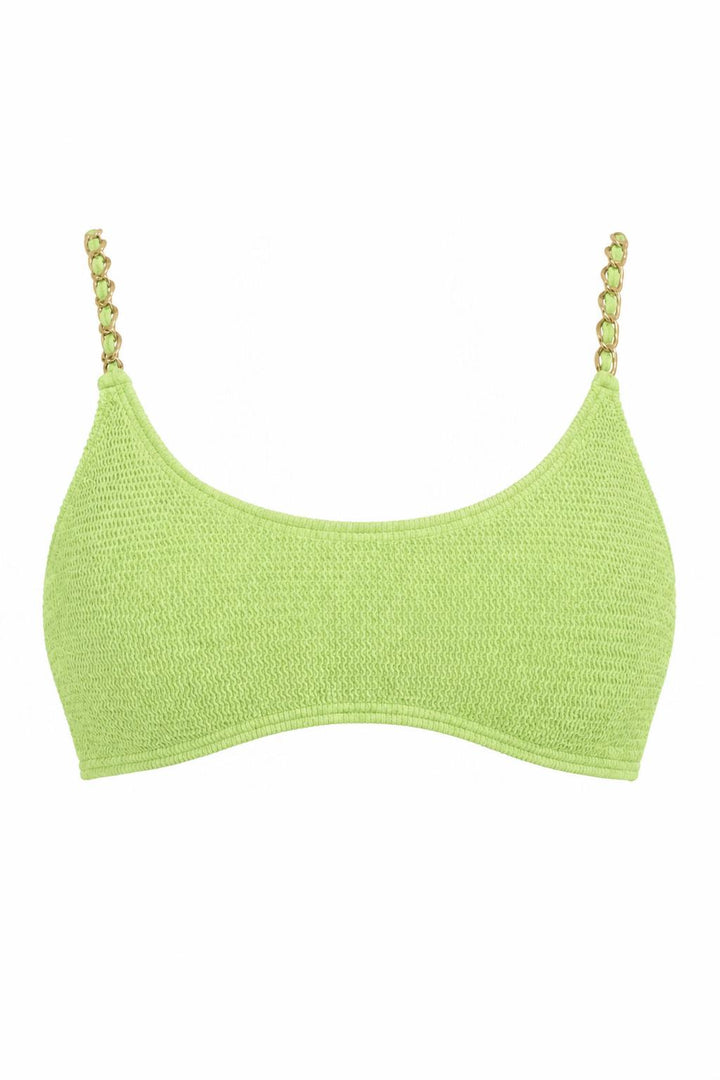 BONDI GOLD CHAIN BRALETTE BIKINI TOP