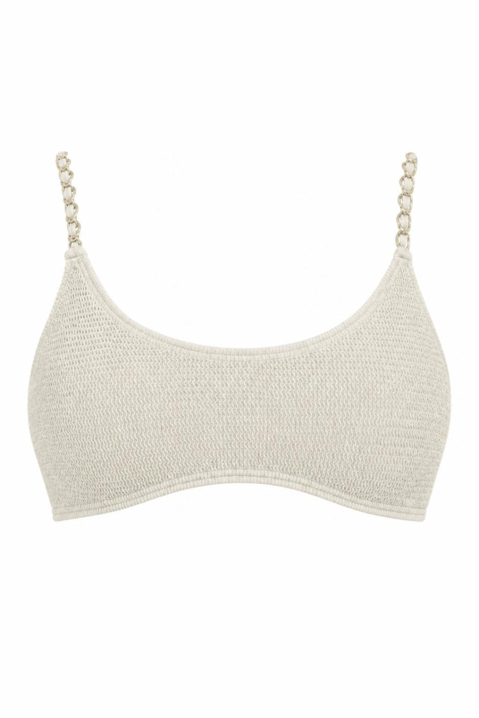 BONDI GOLD CHAIN BRALETTE BIKINI TOP