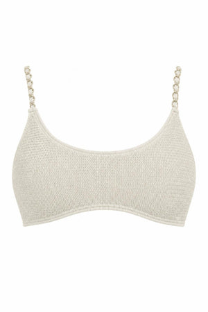 BONDI GOLD CHAIN BRALETTE BIKINI TOP